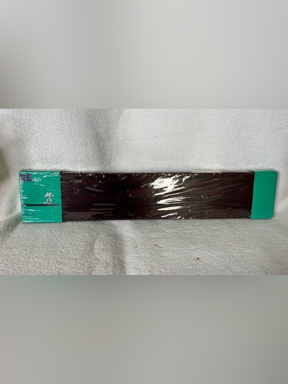Essentials Brown Leather Waist Belt with Teal Trim